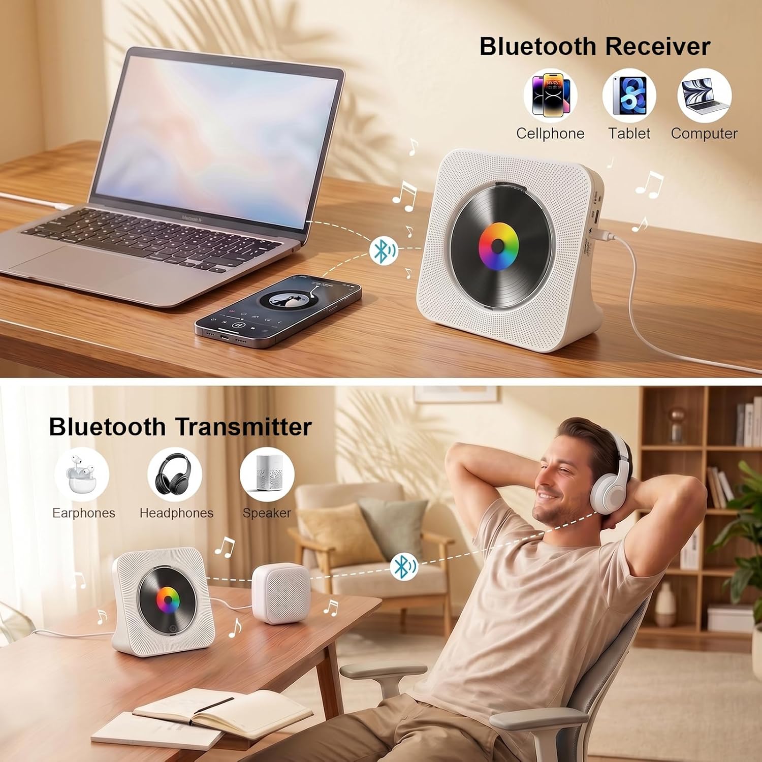 Thumbnail 2 de Gueray Portable CD Player