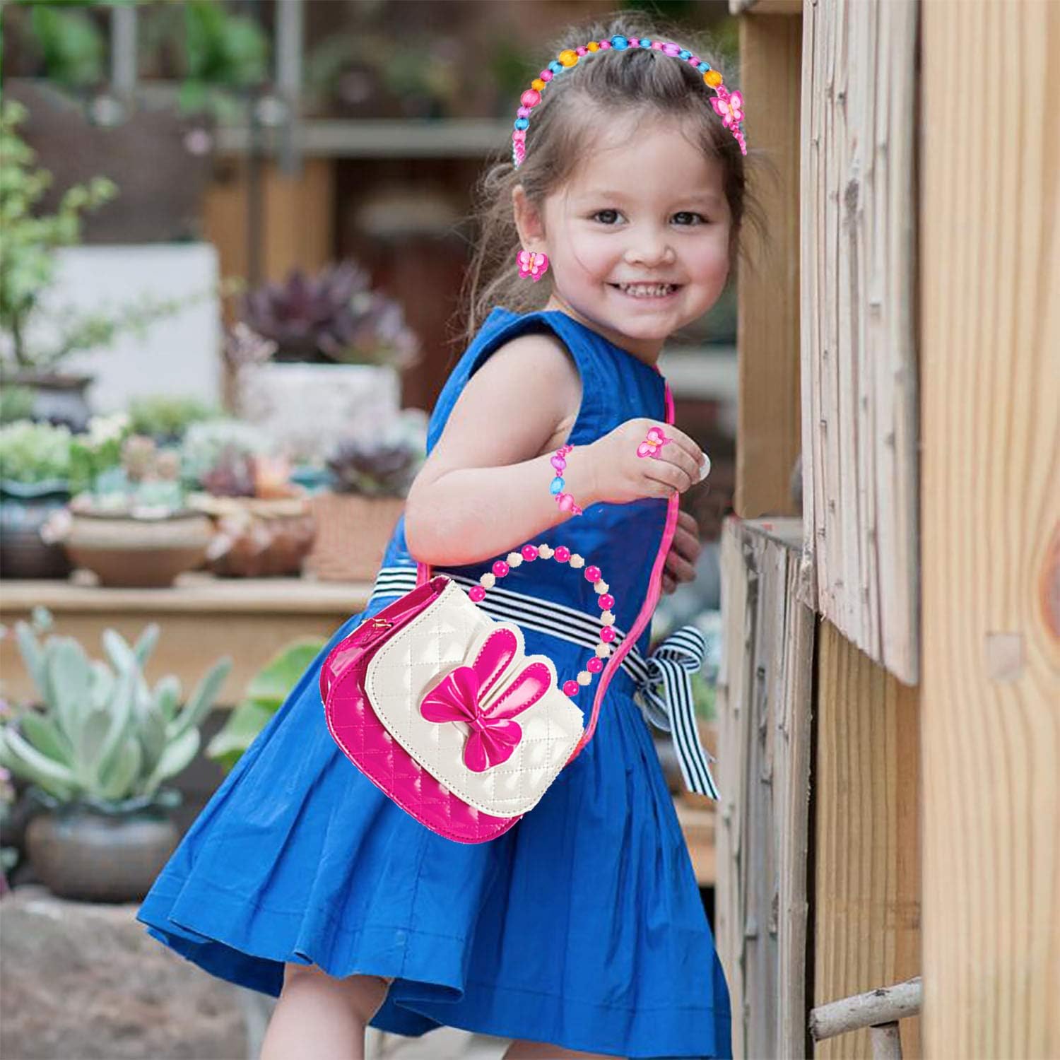 Thumbnail 4 de Potalam Little Girls Handbag with Jewelry Set