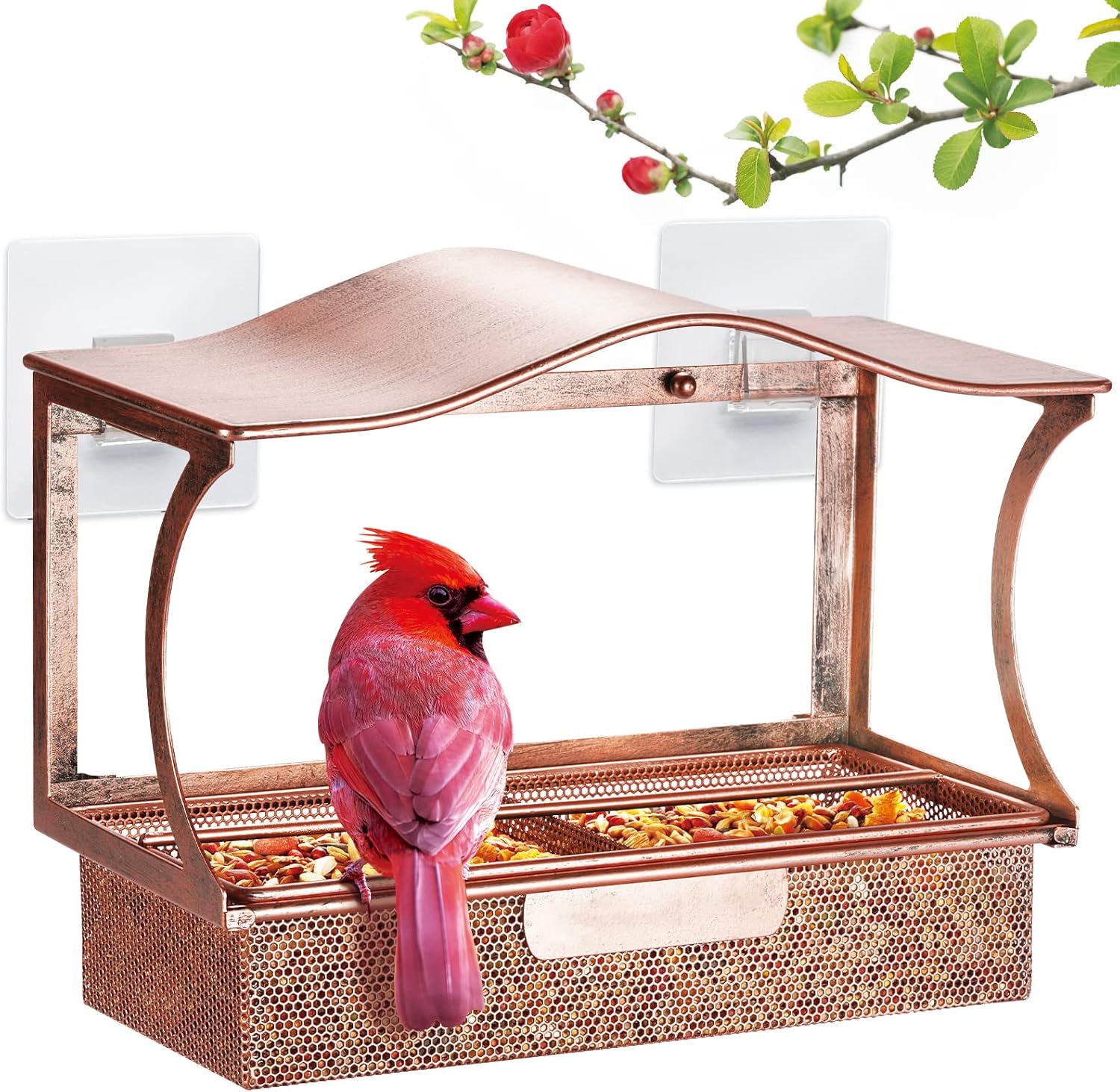 Detalle de HouseSapp Fenster-Vogelfutterhaus 0,8 kg đŠ