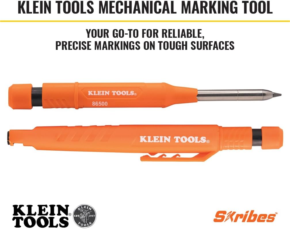 Detalle 2 de Klein Tools 86501 Skribes 2.8 mm Mechanical Carpenter Pencil with Sharpener