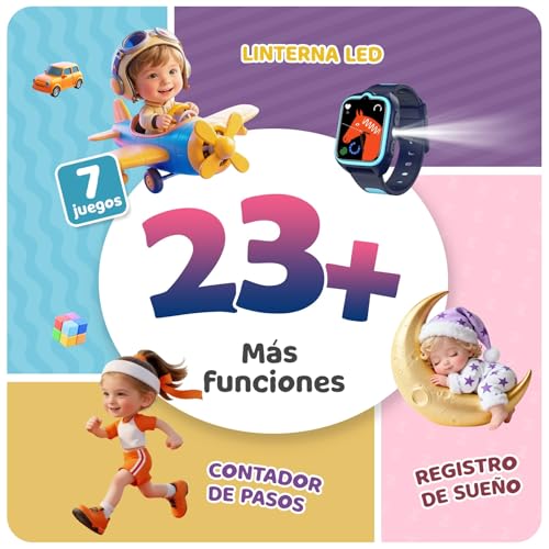 Detalle de Blackview Smartwatch Z30 para Niños con GPS, SOS y Videollamadas – Azul
