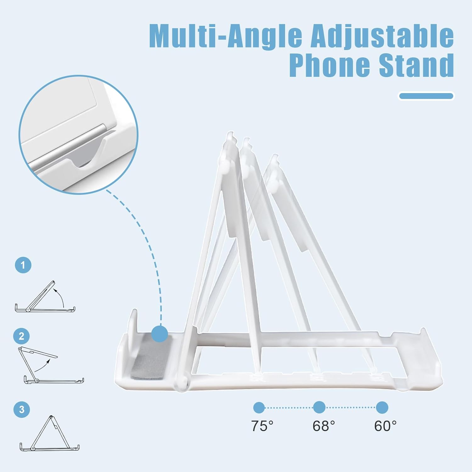 Thumbnail 6 de Elezeal Pen Holder 360° Spinning Makeup Brush Holder with 6 Slots