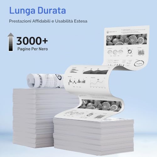 Detalle de ONLYU TN2510 TN2510XL toner nero rigenerato, resa di 1.000 pagine