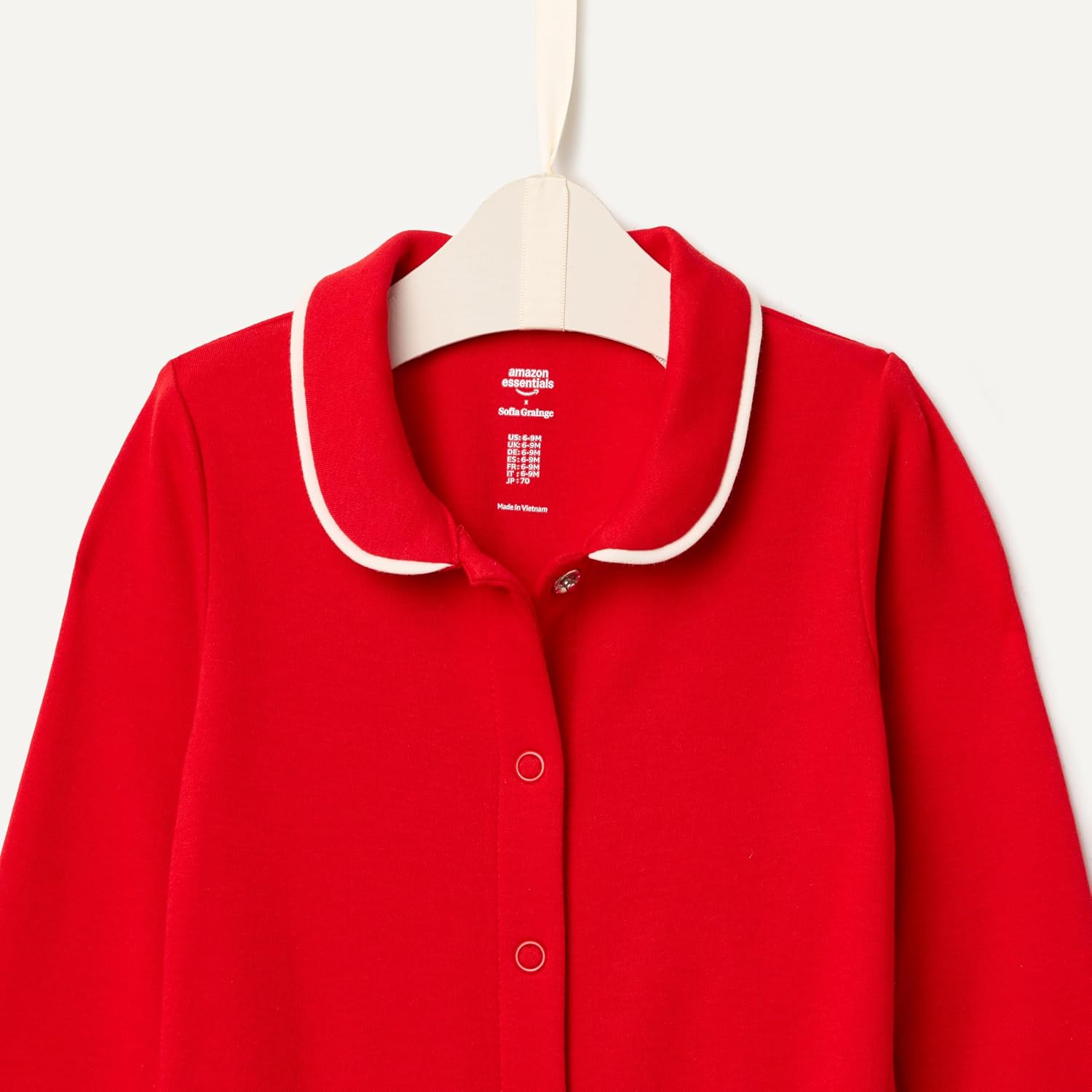 Detalle 2 de Amazon Essentials Unisex Tutina Notte Senza Piedi per Bambini e Ragazzi — Comfort e Stile in Cotone