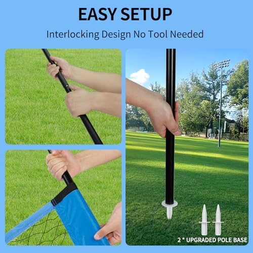 Thumbnail 8 de Portable Outdoor Volleyball Net Set Volleyball 🏐