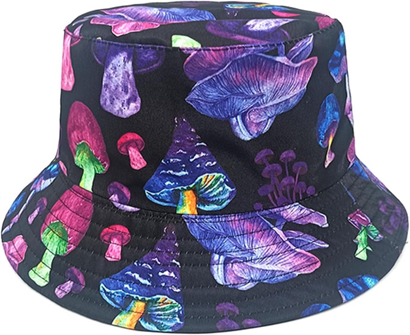 Thumbnail 6 de MILAKOO Fischerhut Bucket Hat Retro 80er/90er Stil – Reversibel, Unisex, Polyester
