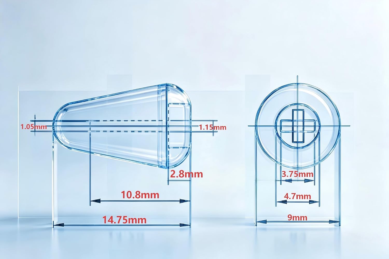 Detalle 2 de Metric Guitar Switch Tip, 3.7mm