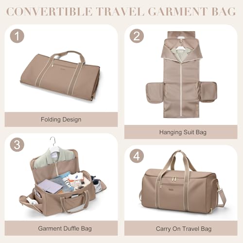 Detalle de Sac de Voyage Convertible 2 en 1 GOLF SUPAGS – 48 L, Champagne