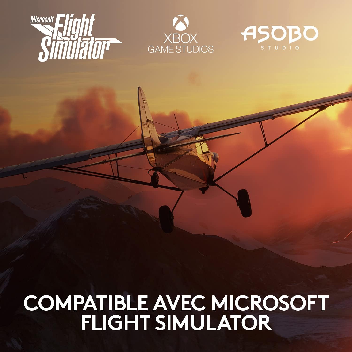 Thumbnail 5 de Logitech G Saitek Pro Flight Yoke Système de manche et bloc de commande USB (5 axes, commande des gaz incluse) — Noir