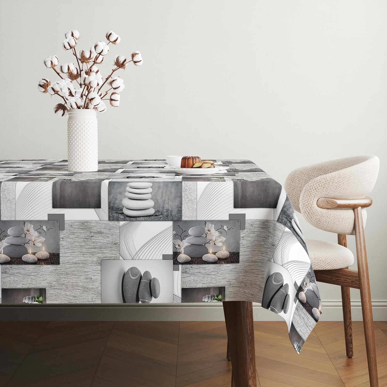 Thumbnail 2 de Martina Home Zen Stones Nappe en Toile Cirée Unique 240 x 140 cm