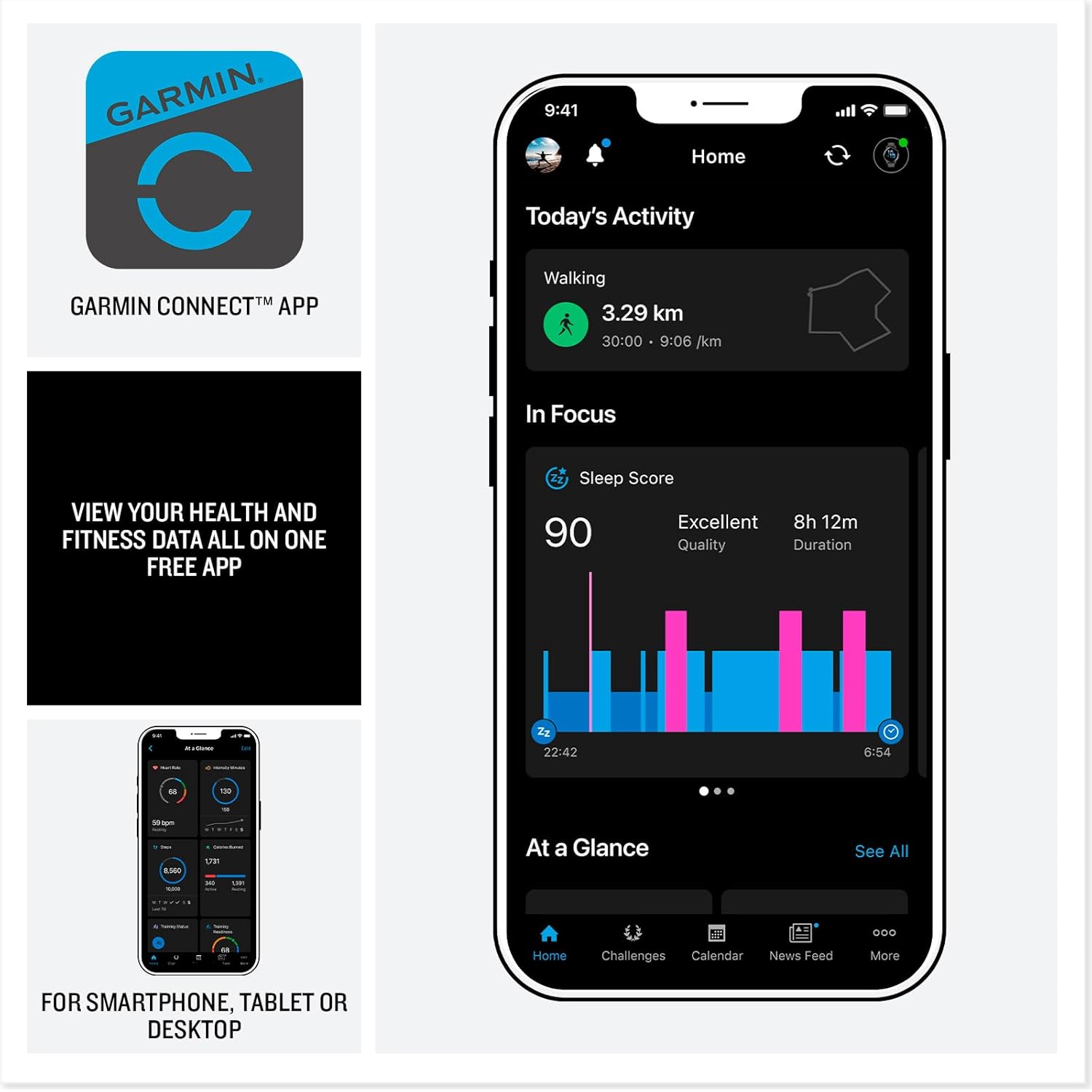 Thumbnail 4 de Garmin vívoactive 6 (Amazon Exclusive) 42mm GPS smartwatch with AMOLED touchscreen in Pebble Grey