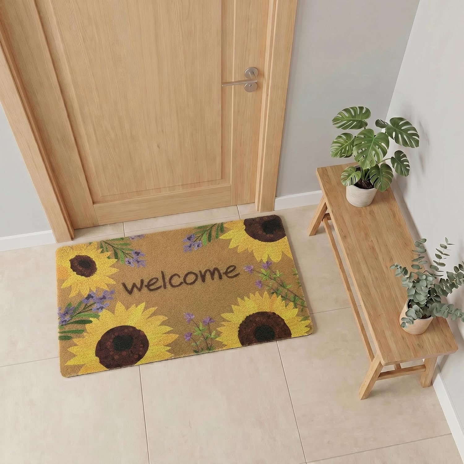 Thumbnail 6 de Faux Coir Doormat, 29.5 × 17 in