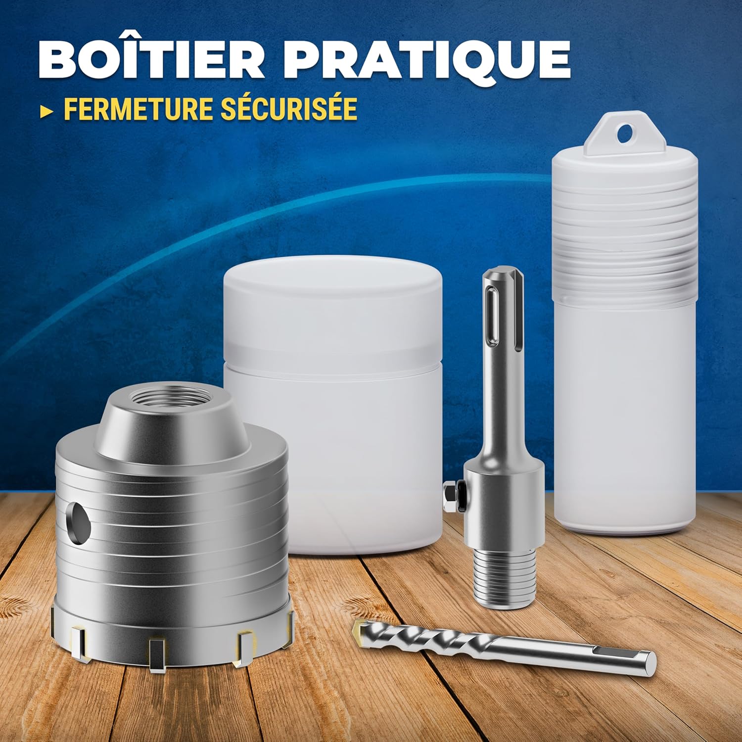 Thumbnail 4 de S&R Scie Cloche Trépan Béton 68 mm SDS Plus – Perforation rapide pour maçonnerie