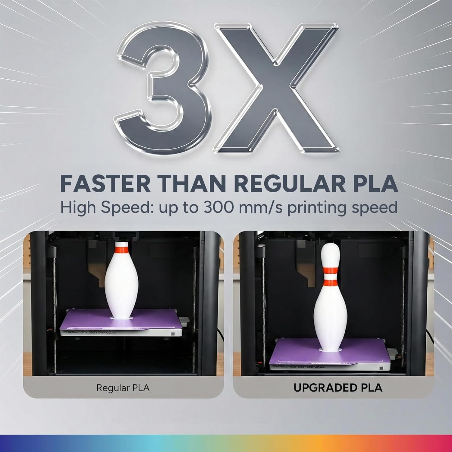 Detalle 2 de OVERTURE 10KG Bundle High Speed PLA Filament 1.75mm – 10-Color Spool Set