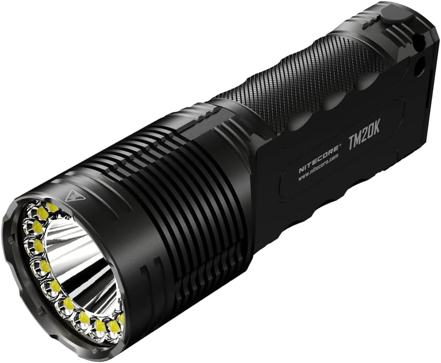 Detalle de Nitecore Tiny Monster 20k – latarka LED 20 000 lm, aluminiowa, akumulatorowa