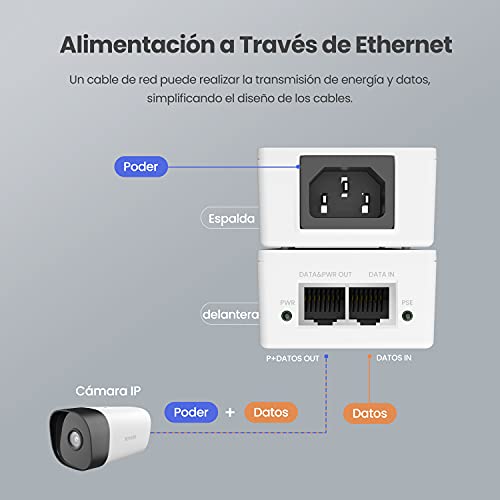 Thumbnail 3 de Tenda PoE30G-AT Inyector PoE 30W 51V para redes 📡