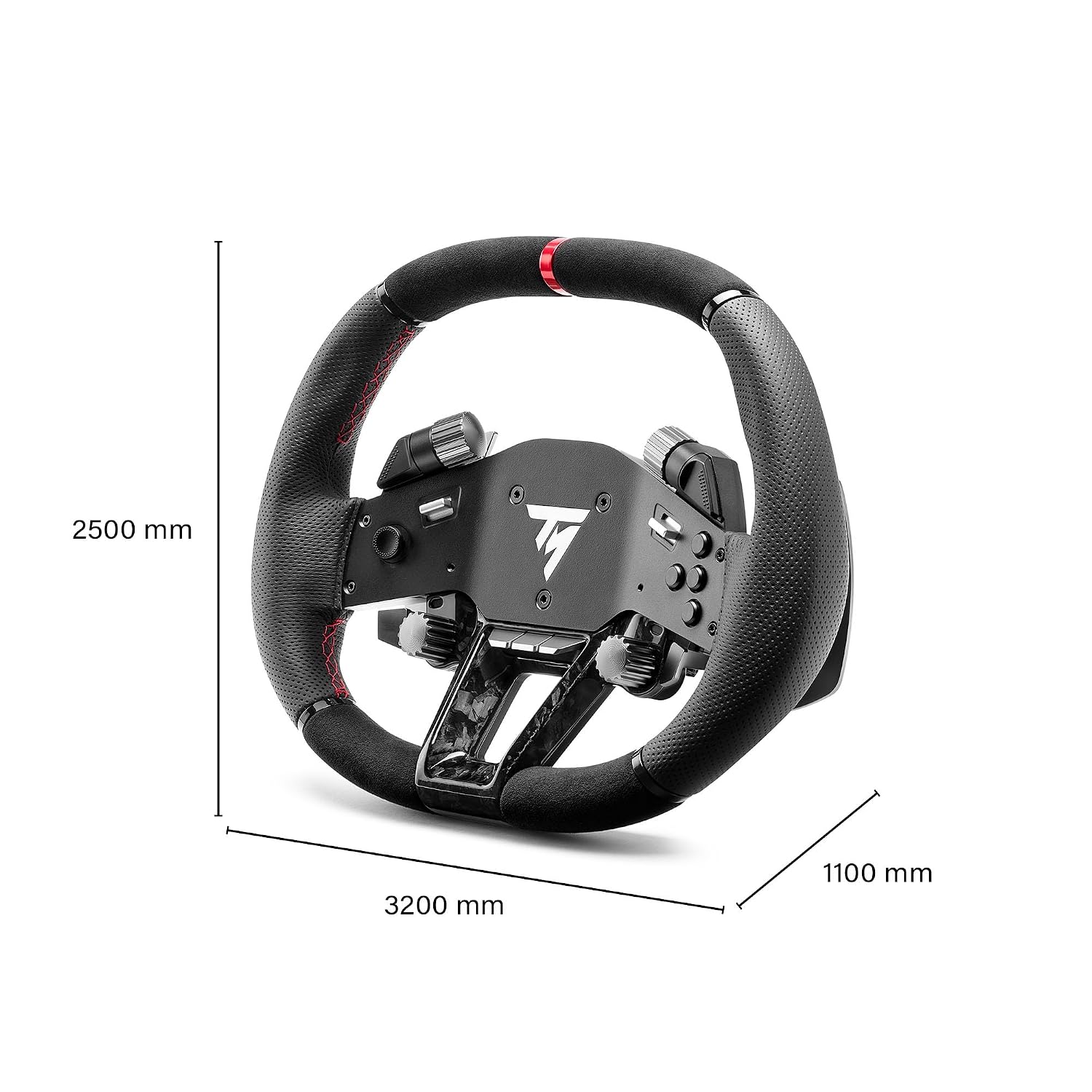 Thumbnail 3 de Thrustmaster Hypercar Wheel Add-On – Premium Rennlenkrad aus Carbon & Alcantara (Quick Release) für PC, PS5, PS4 & Xbox