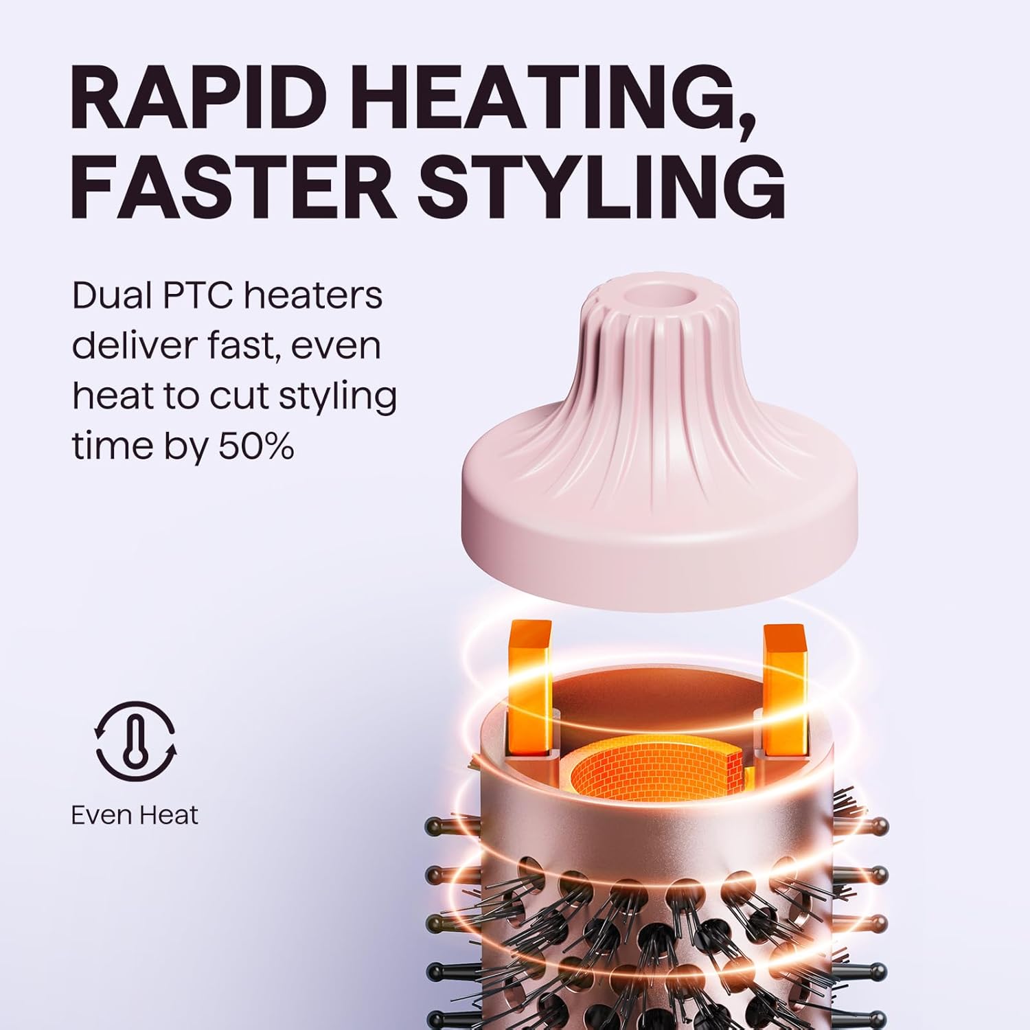 Thumbnail 5 de Wavytalk Thermal Brush, BLOWOUT BOOST — Brosse chauffante 38 mm pour boucles naturelles