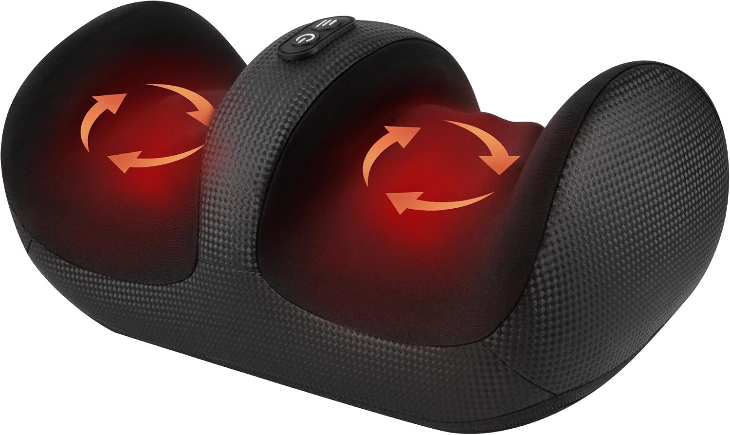 Nekteck Massaggiatore per piedi con calore: massaggio shiatsu profondo e compressione d'aria