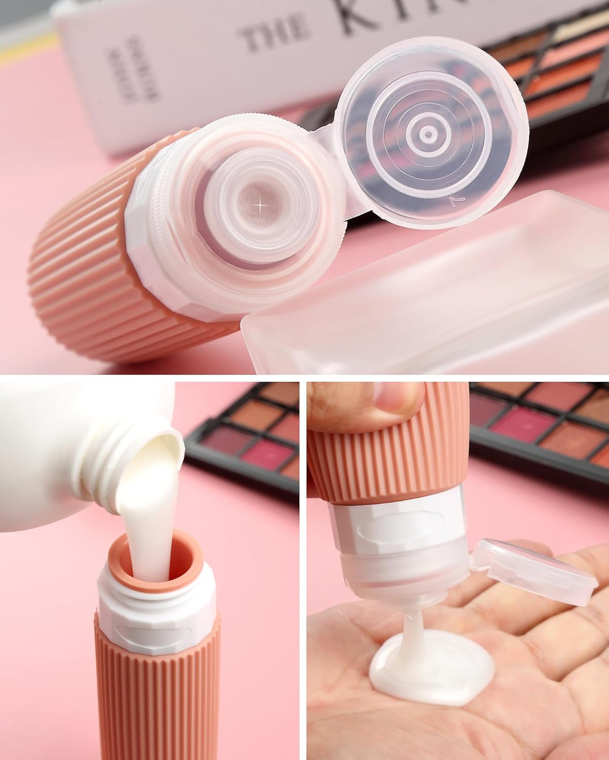 Detalle de Gemice Travel Bottles 90ml TSA‑Approved set of 8