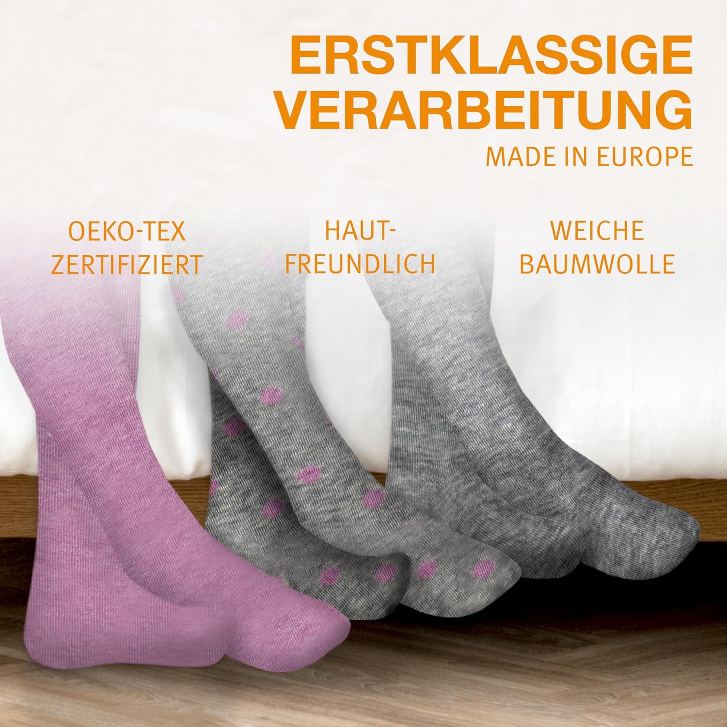 Thumbnail 2 de wellyou Kinder Strumpfhosen bunt 3er Set