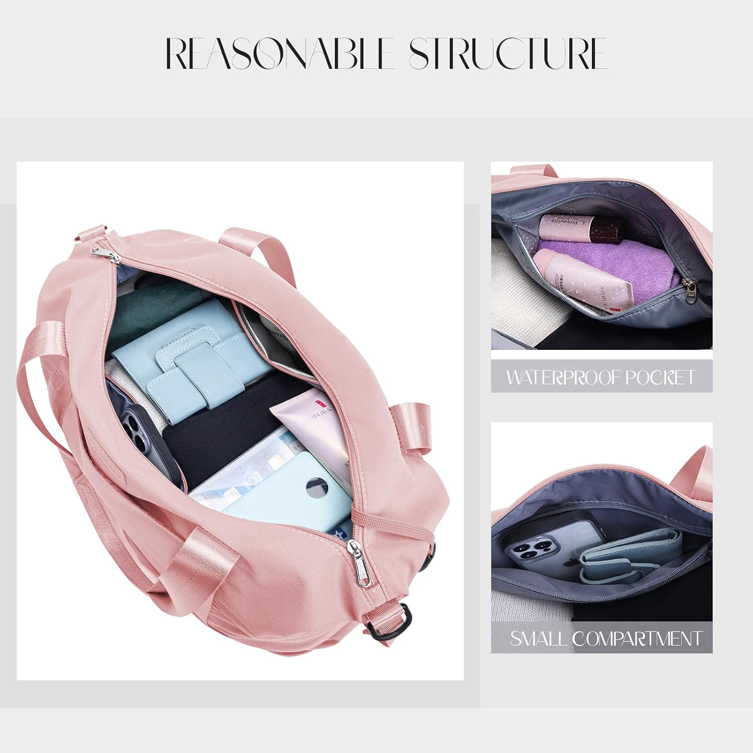 Thumbnail 4 de Hayayu Convertible Cabin Bag for Ryanair & Easyjet – Expandable Underseat/Hand Luggage Holdall