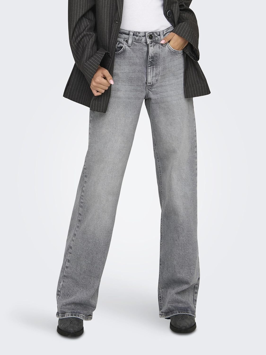 Thumbnail 1 de ONLY Female Jeans mit weitem Bein ONLJUICY – Hohe Taille, Weiter Beinschnitt