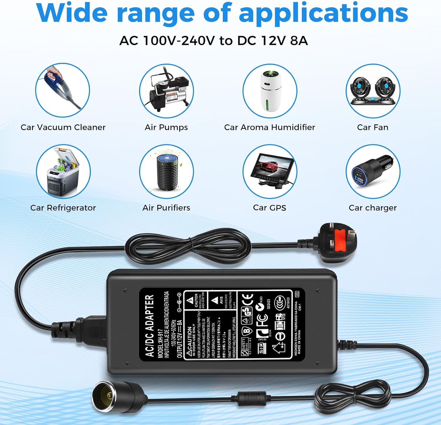 Thumbnail 6 de LightingWill Mains to 12V 8A Adapter for Car Accessories 🔌
