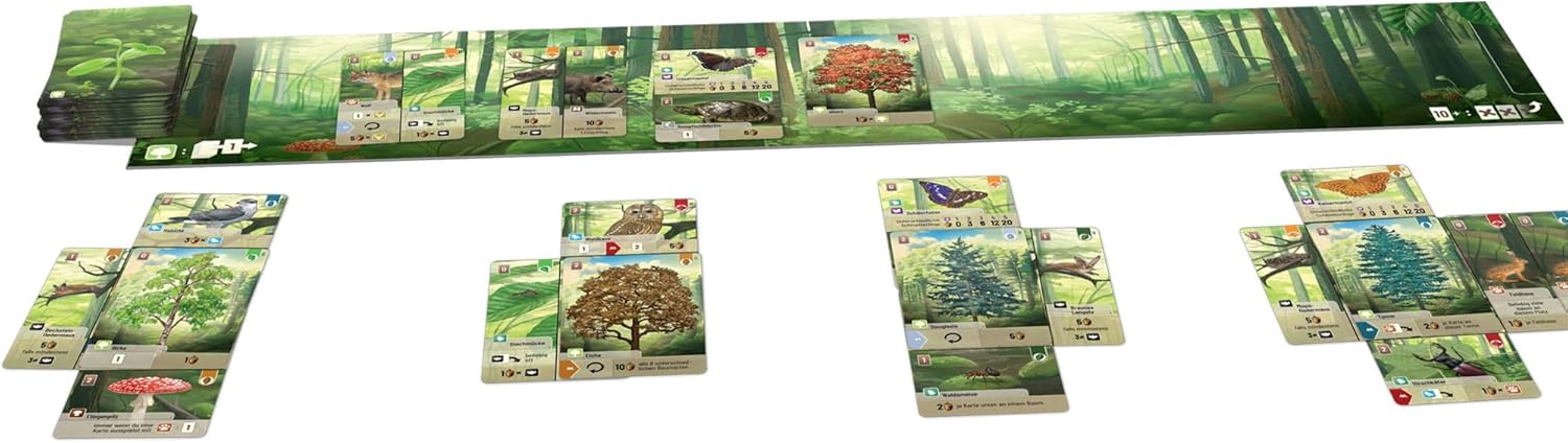 Detalle de Lookout Spiele Forest Shuffle family card game (Ages 10+, 2–5 players) – 60 minutes