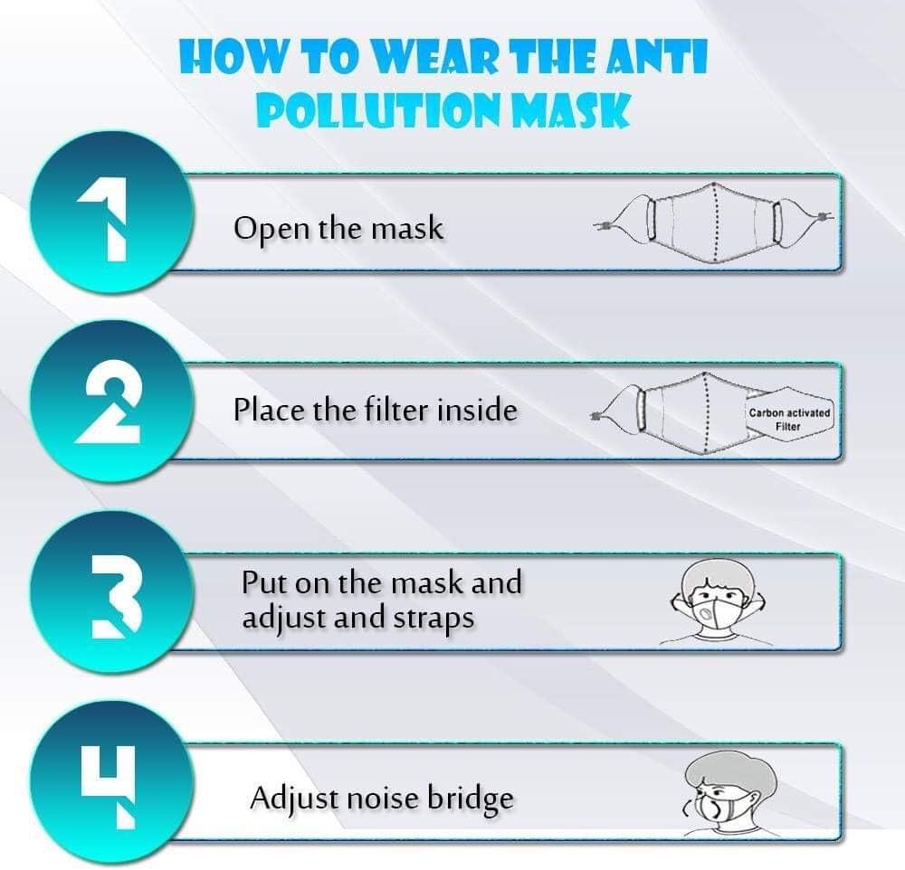 Thumbnail 4 de DualVertex Face Masks – breathable reusable cotton mask with valve and replaceable filters