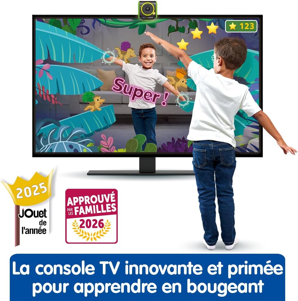 Thumbnail 1 de VTech LeapMOVE TV Educational Console, French Version, 2.1 MP CMOS Sensor