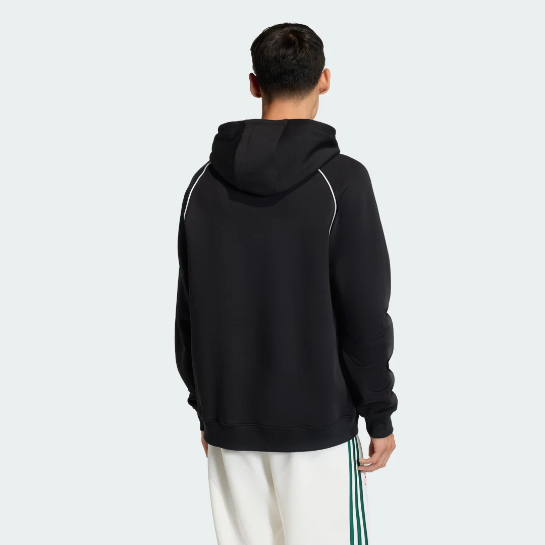 Detalle 2 de Sudadera con capucha SST de Adidas – negro, estilo urbano y comodidad para el día a día