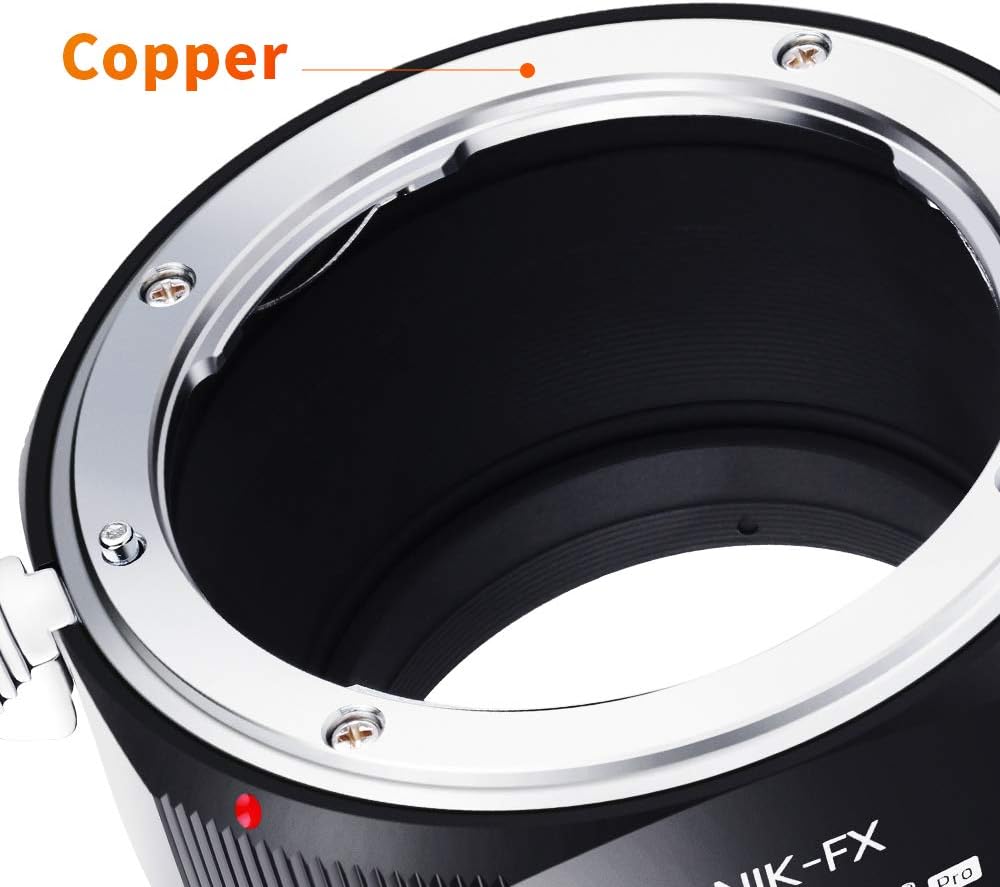 Thumbnail 4 de K&F CONCEPT Nik-FX Hochpräziser Adapterring – Nikon AI/F-Objektiv an Fuji X Series spiegellose Kameras
