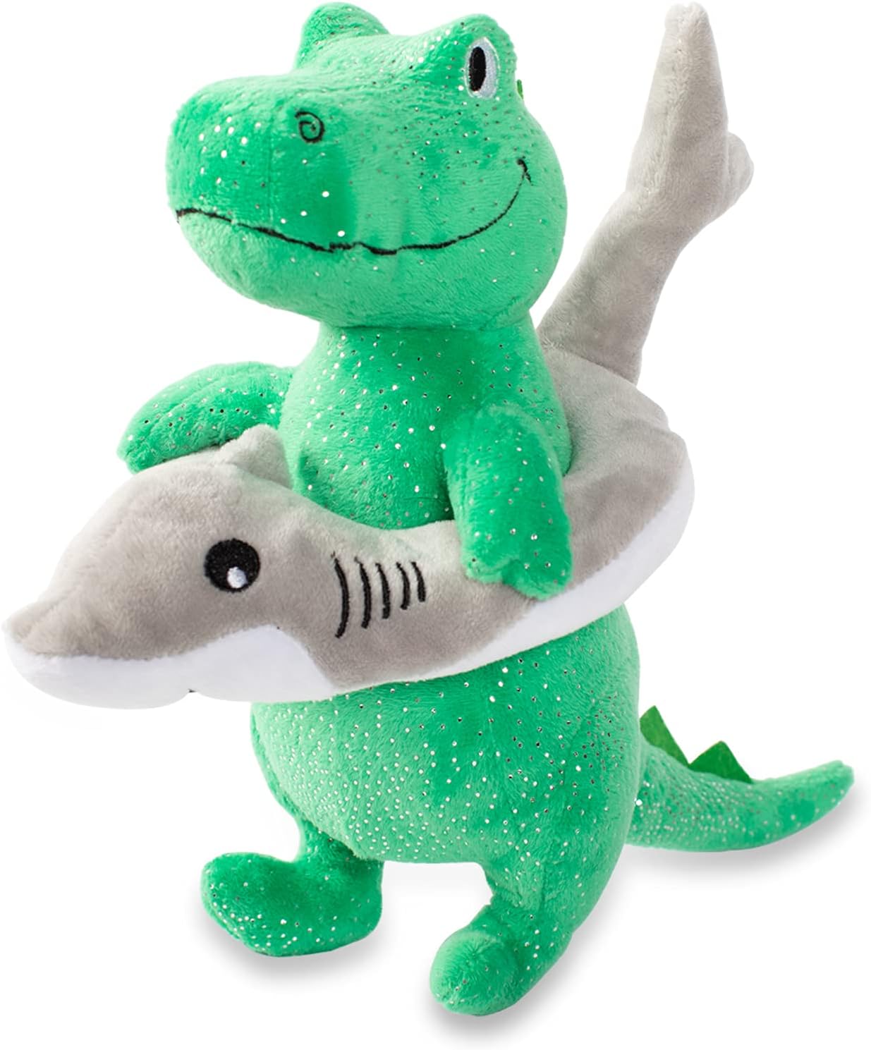 Detalle de Fringe Studio Hundespielzeug Plüsch Shark Week REX: Kauspielzeug für alle Rassengrößen