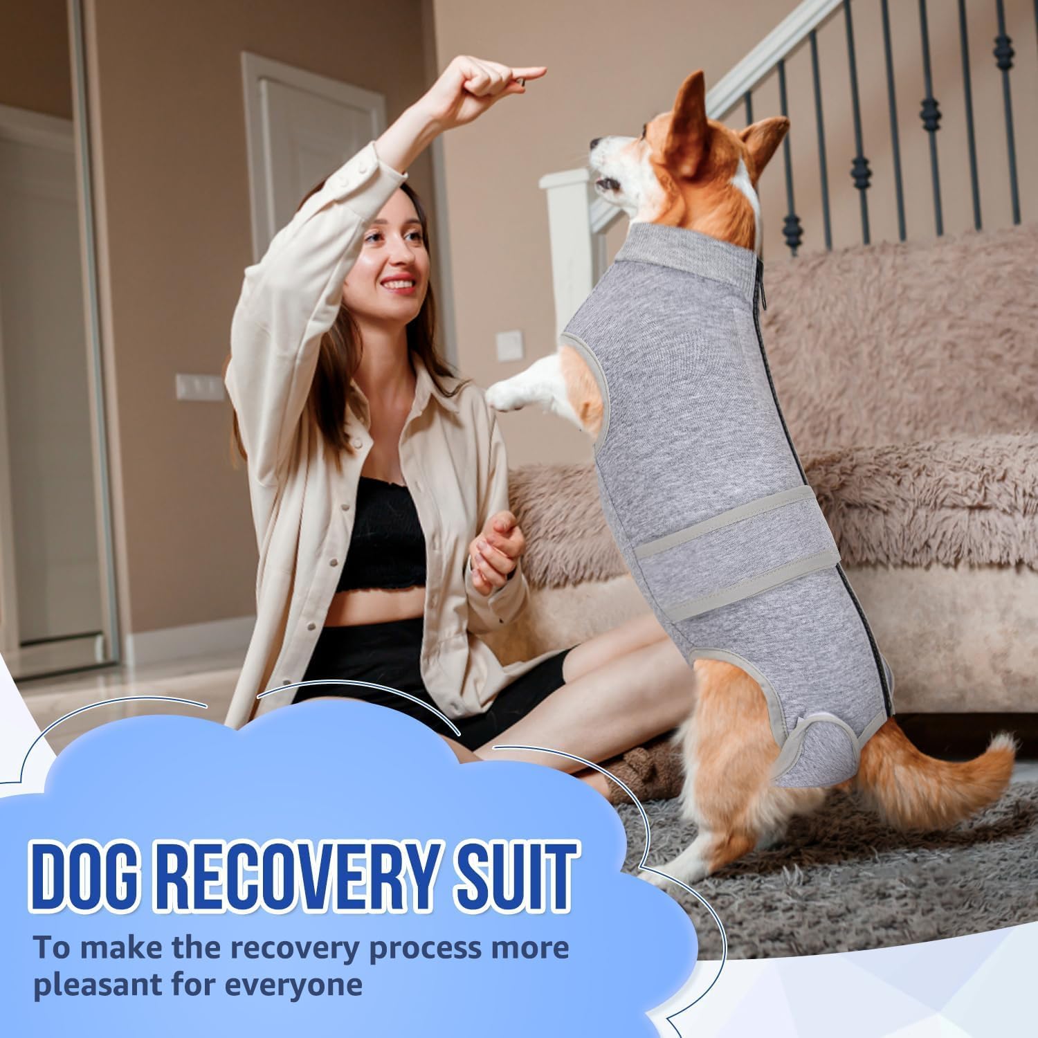 Thumbnail 6 de Eyein Dog Surgery Recovery Suit L