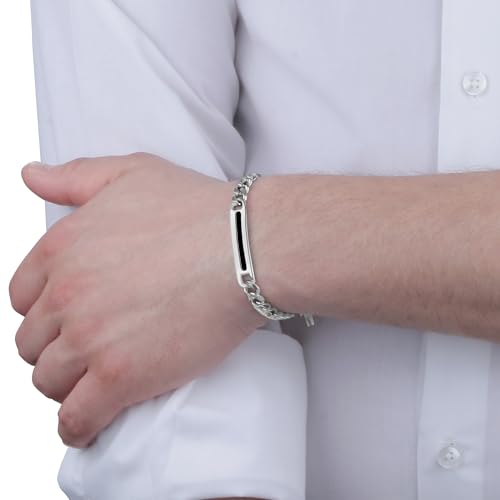 Thumbnail 2 de Sector No Limits Bracciale Uomo Collezione BASIC – Acciaio, Smalto e Pelle, 22 cm (SZS40)