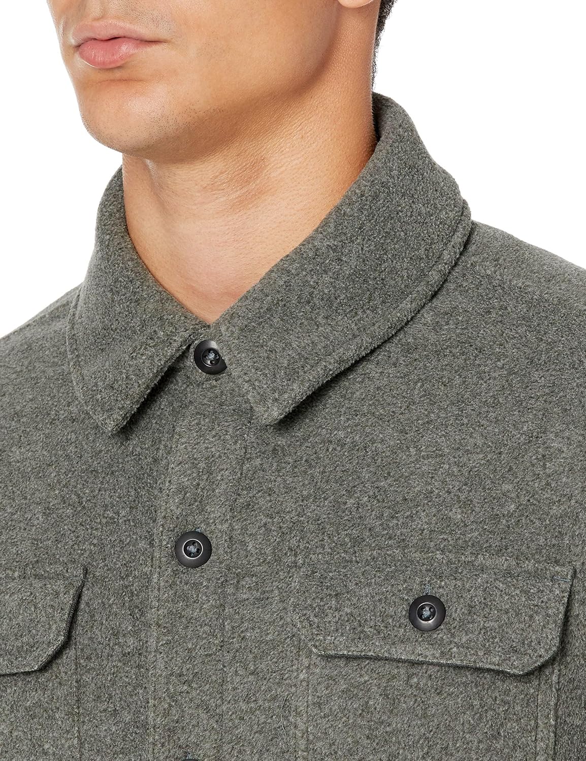 Thumbnail 2 de Amazon Essentials men’s long-sleeve polar fleece shirt jacket for winter