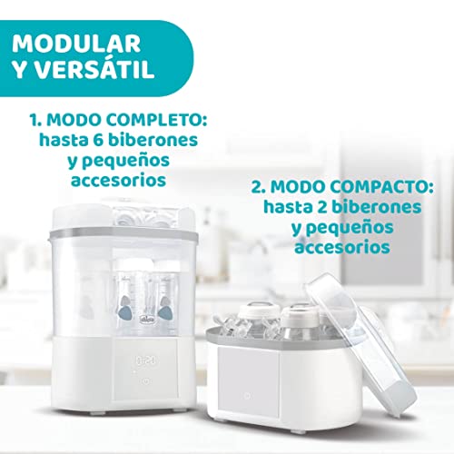 Thumbnail 4 de Chicco Esterilizador Eléctrico All in One: desinfección rápida y secado para biberones, sacaleches y chupetes