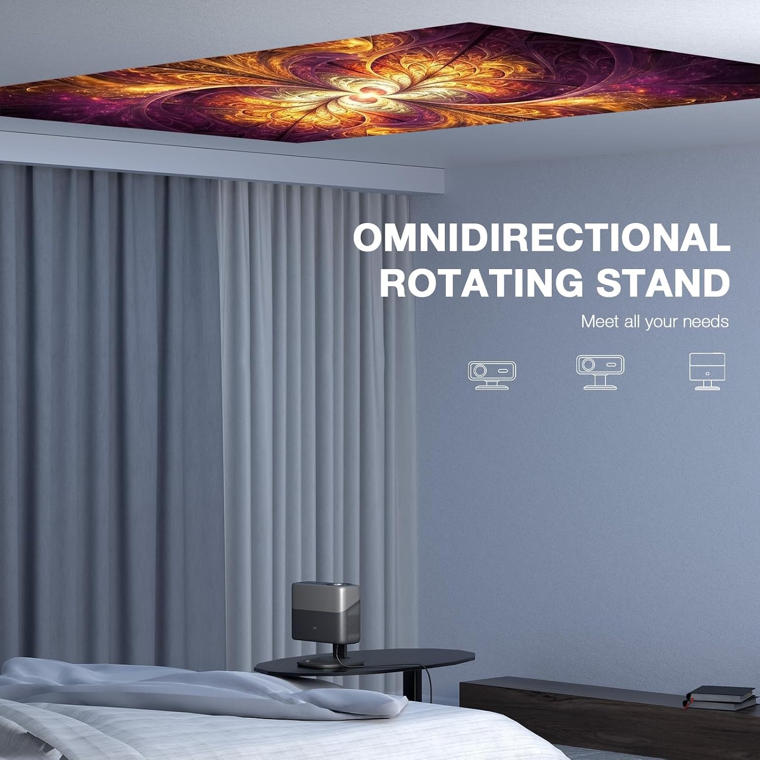 Detalle de VISSPL Smart Projector with 4K Support