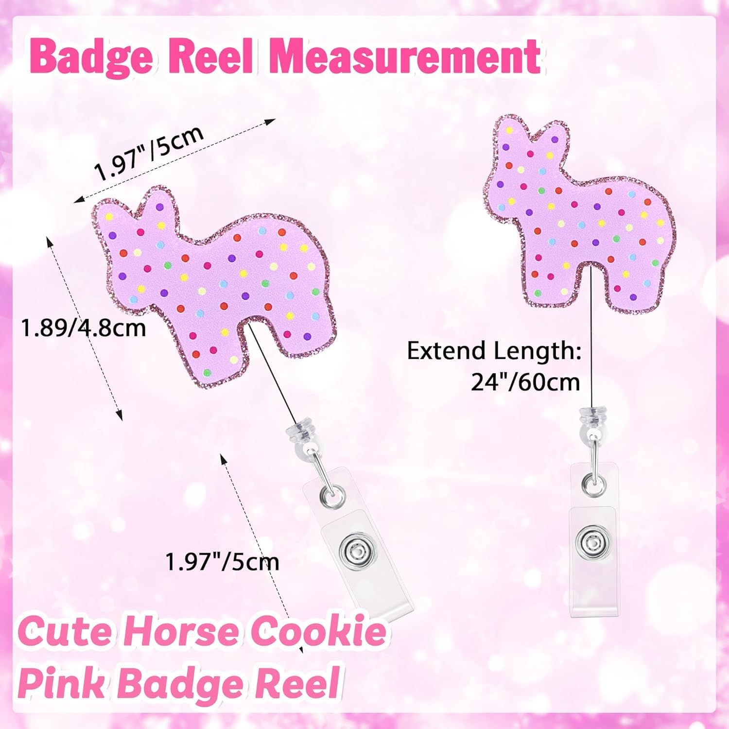 Thumbnail 1 de Retractable Badge Reels, 24-Piece Set