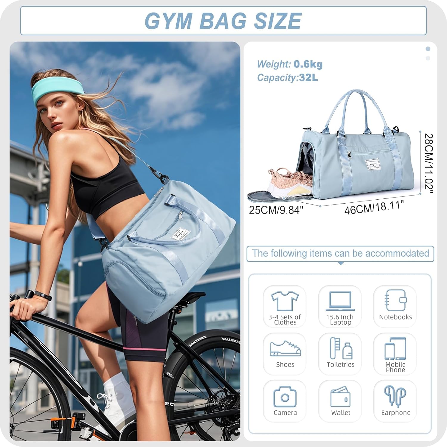 Thumbnail 1 de HYC00 Gym Bag 3-4 day capacity