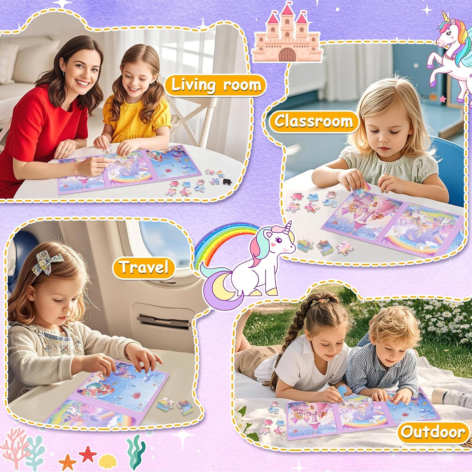 Thumbnail 4 de Dikence Magnetic Puzzles Travel Set for Toddlers 🧩