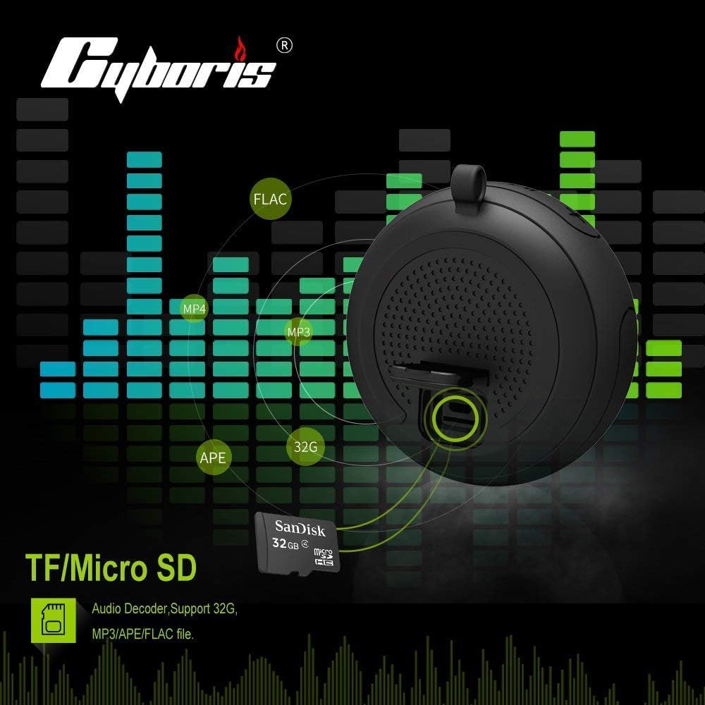 Thumbnail 5 de CYBORIS IPX7 Waterproof Outdoor Bluetooth Speaker: Floating Mini Sound with Microphone