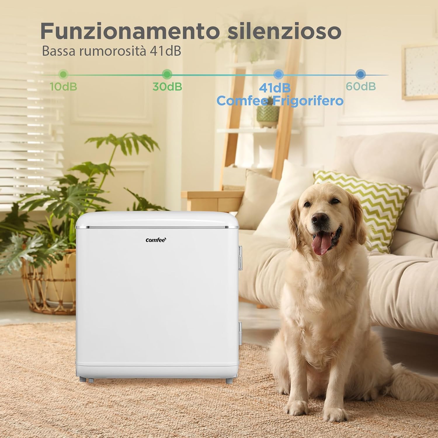 Detalle 2 de COMFEE' RCD50WH2EURT(E) Mini frigo 47 Litri