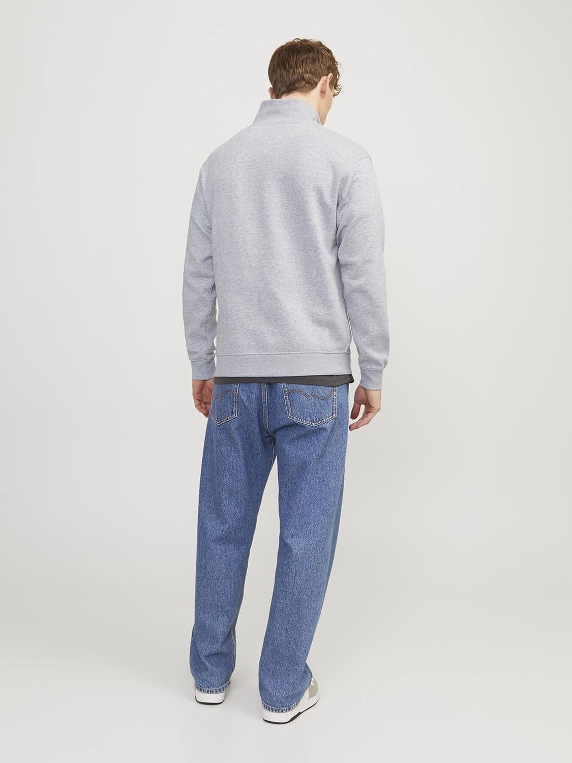 Thumbnail 2 de JACK & JONES demi-zip homme à col montant, maille à manches longues