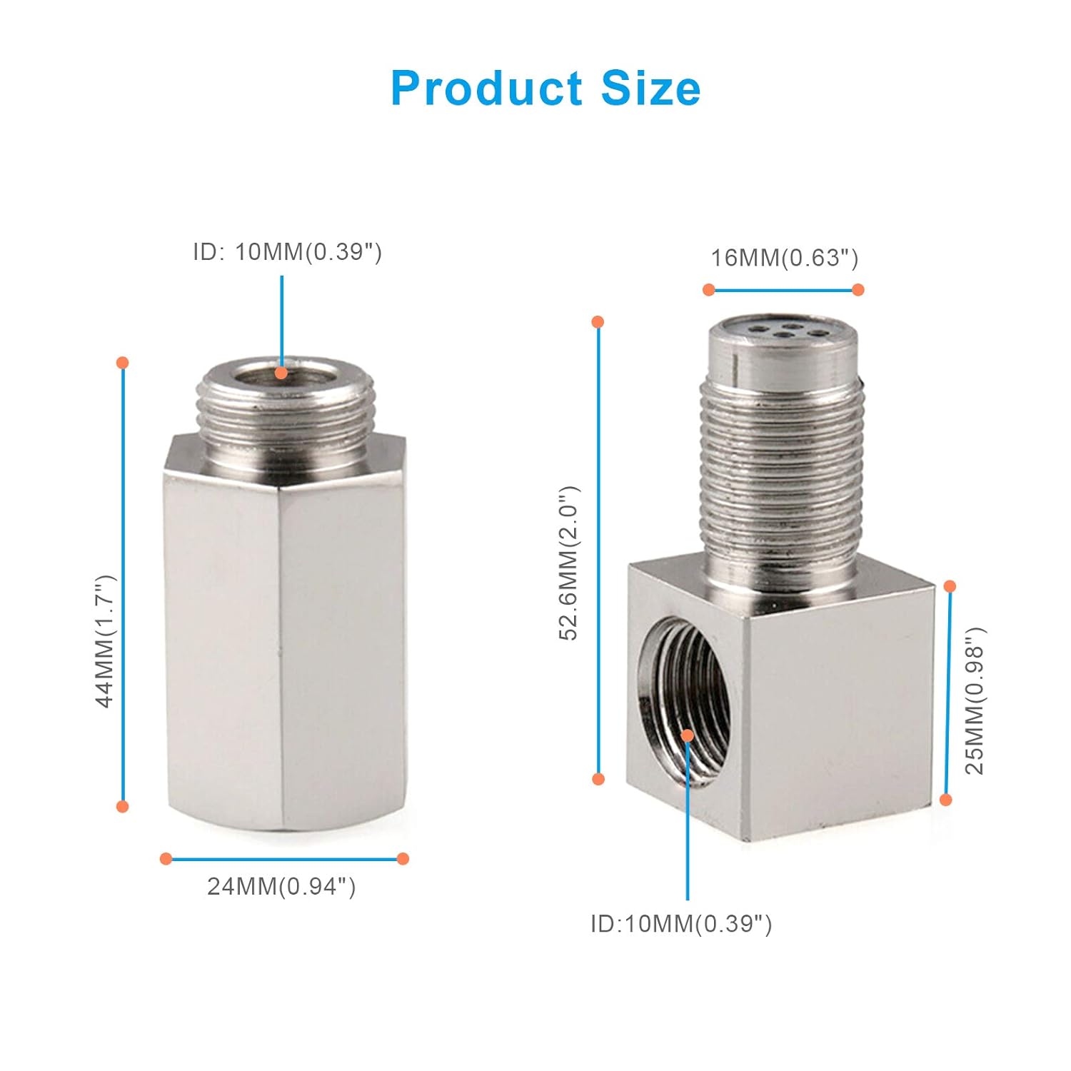 Detalle de Extender Sensore O2 e Adattatore Sonda Lambda M18x1,5mm per Sistema di Scarico