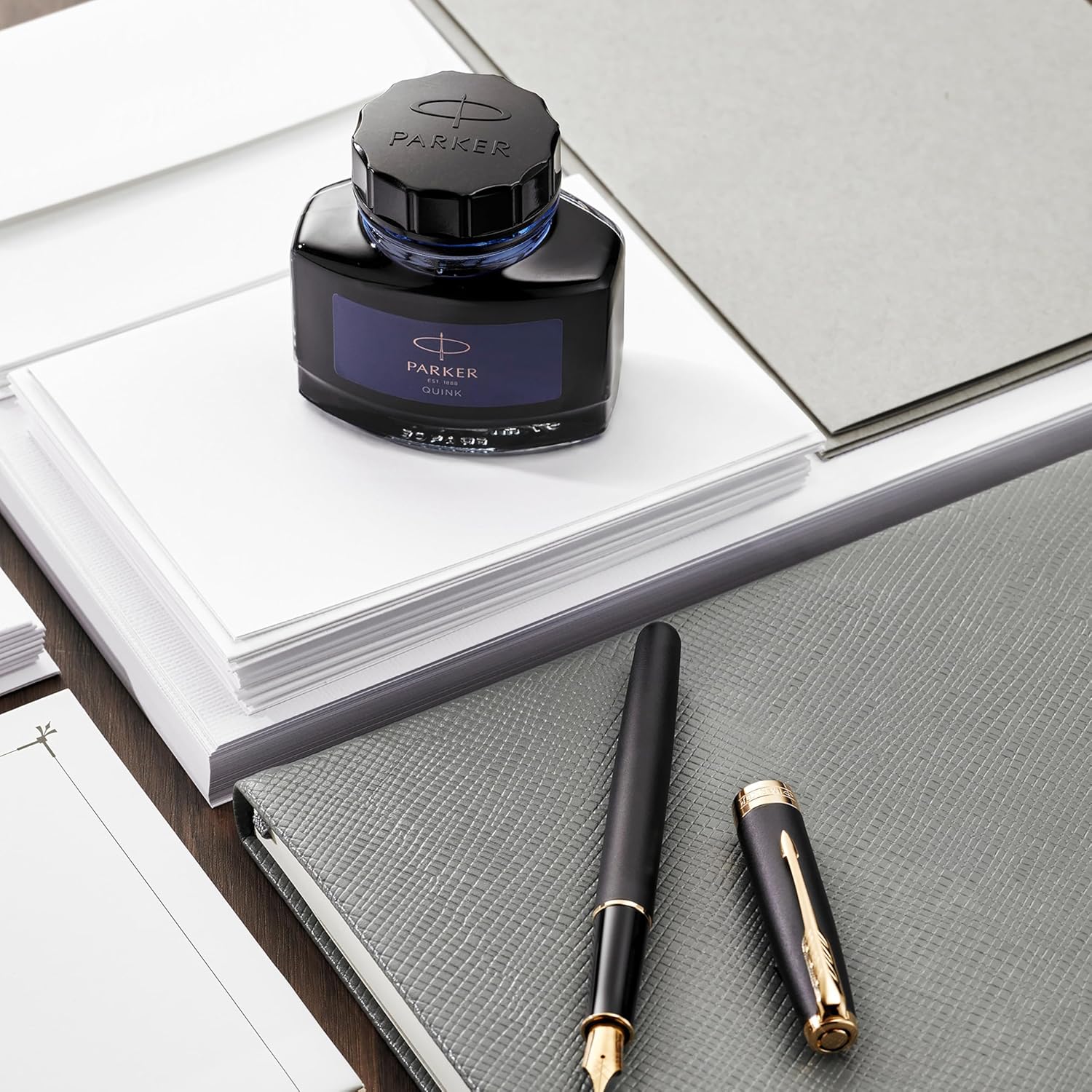 Thumbnail 5 de Parker Quink Blue-Black 57 ml fountain ink 🖋️