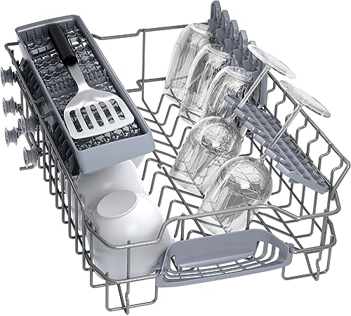 Detalle de Bosch SPS2HKI55E Série 2 – Lave-vaisselle encastrable, pose-libre, Séchage Extra et connectivité Home Connect