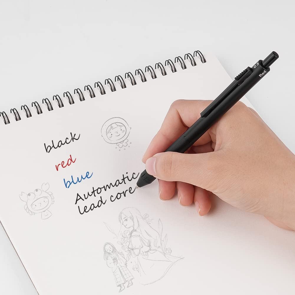 Detalle 2 de AUAUY M1-3417268 4-in-1 pen met 3 kleuren en 0,5 mm potlood