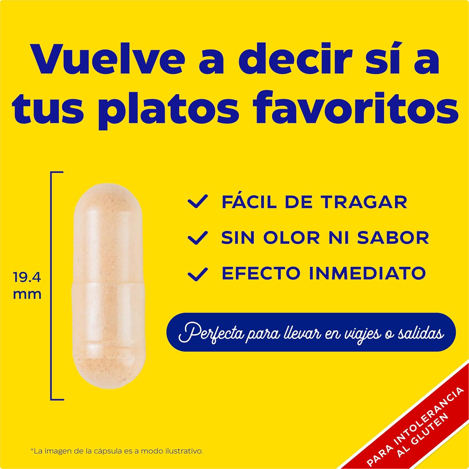 Detalle 2 de Enzymedica Glutenease 60 cápsulas